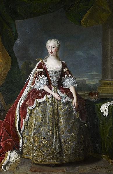 Jean Baptiste van Loo Princess Augusta of Saxe Gotha China oil painting art